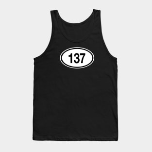 The Mysterious 137 Marathon Tank Top